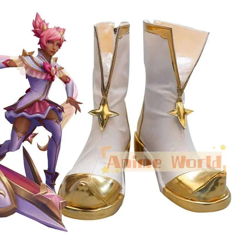 Star Guardian Taliyah Cosplay Shoes Halloween Carnival Boots Custom Made