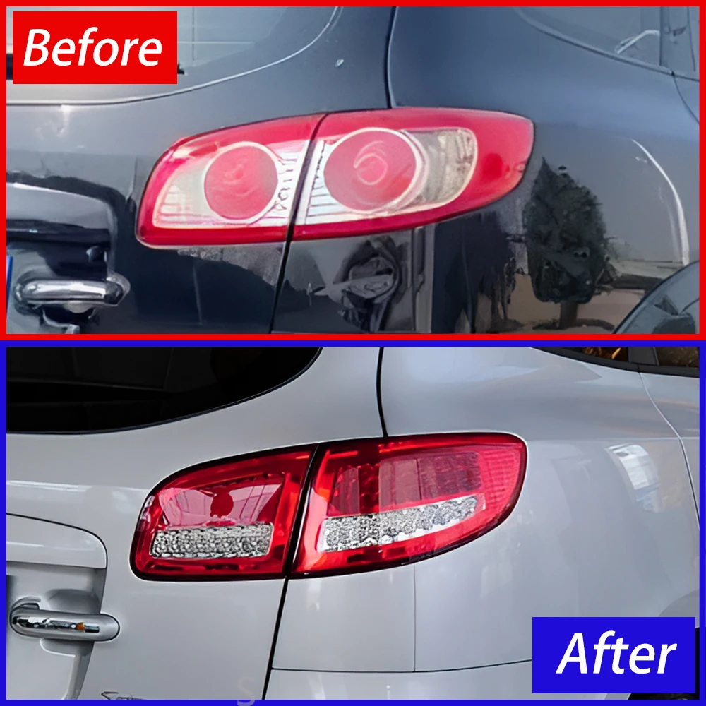 Car Taillights Assembly For Hyundai Santafe ix45 2006-2013 LED Auto Rear Back Lamps Upgrade Highlight Brake Lights Accessories