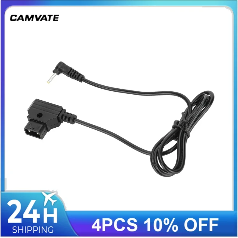 CAMVATE 2-Pin D-Tap to DC Right-Angle Connector Power Cable 36