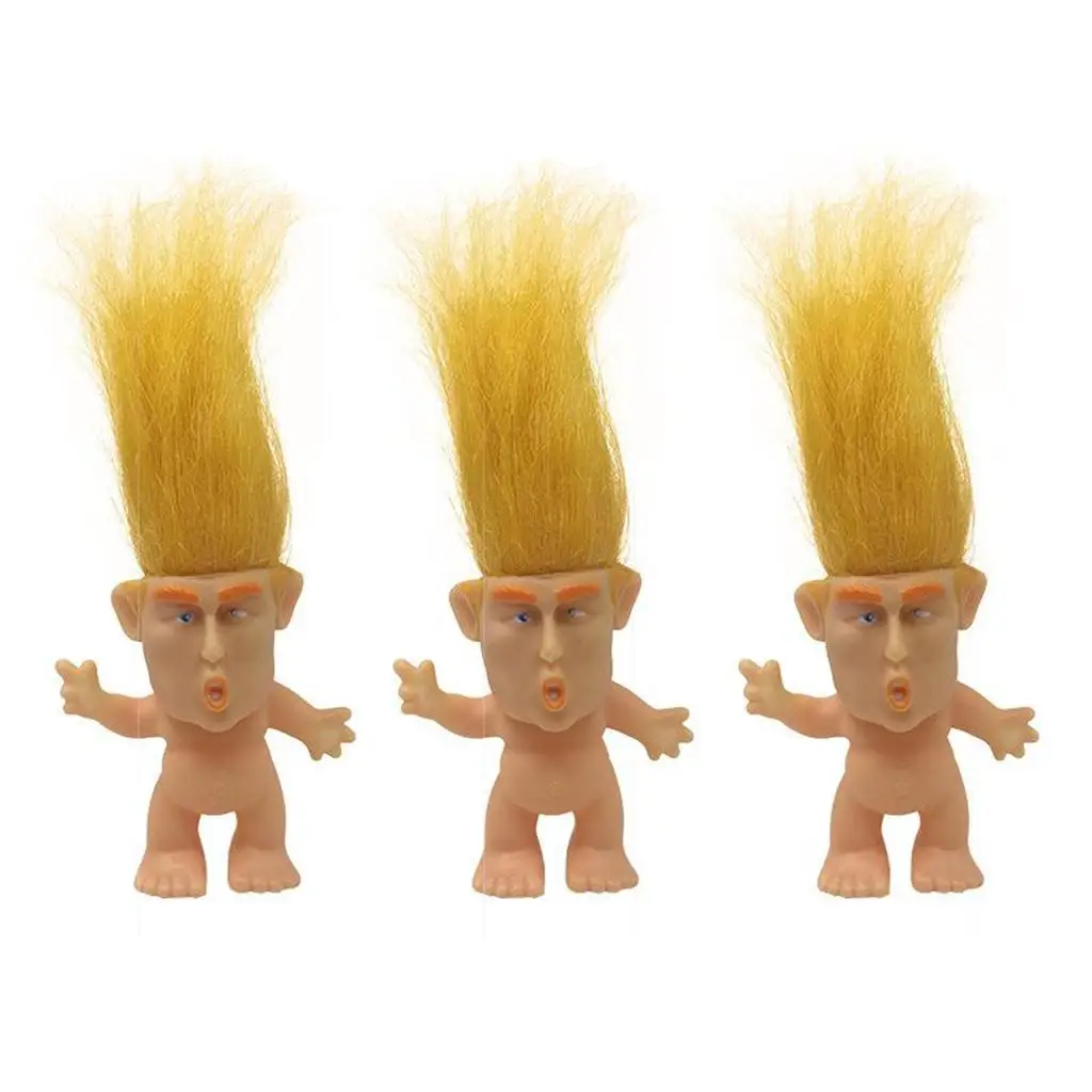 6cm Troll Dolls Crafts Lovely Good Luck Dolls Kids Toy Collections