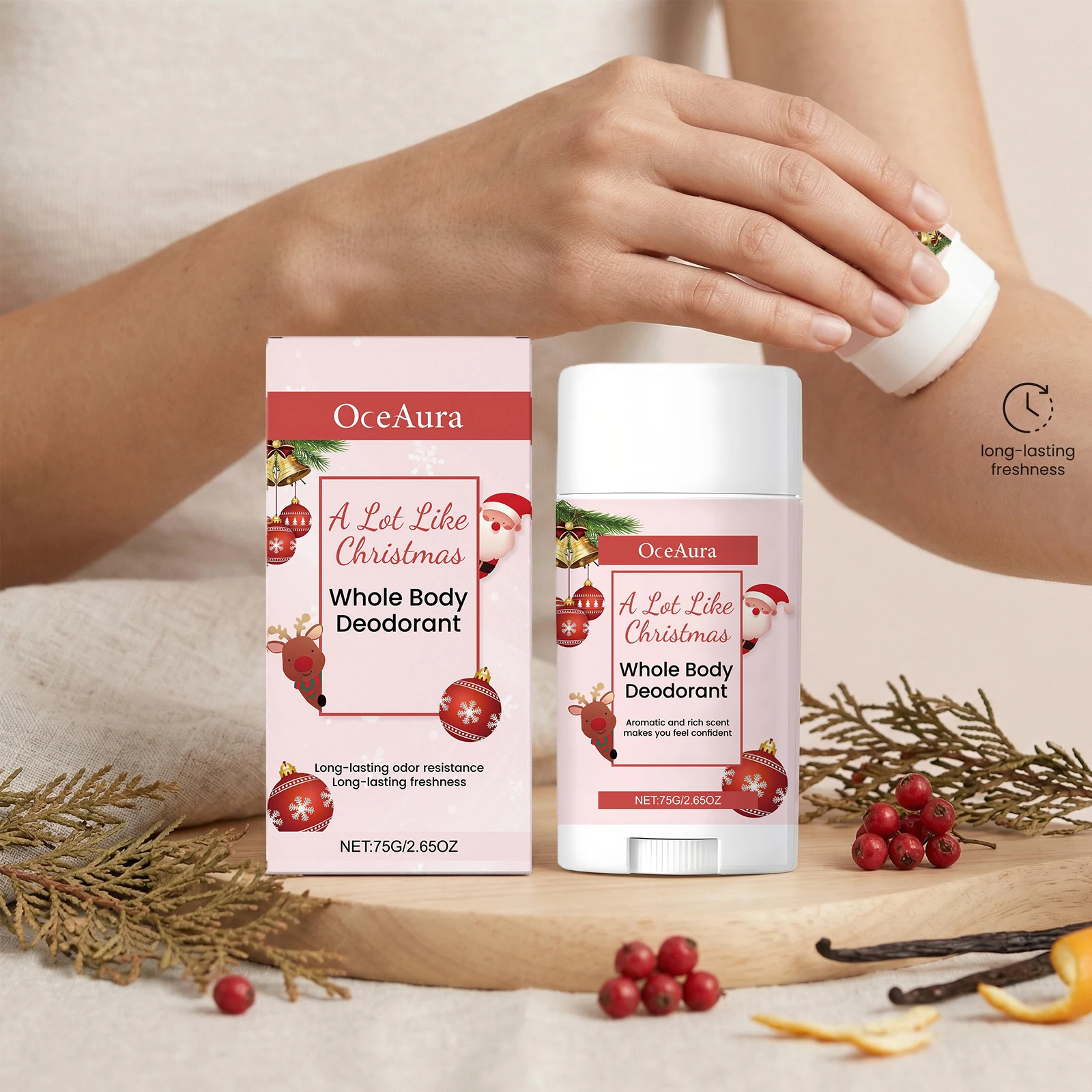 

Deodorant Antiperspirant Stick Underarm Dryness Remove Body Armpit Odor Refreshing Hydrating Lasting Aroma Anti Sweating Stick