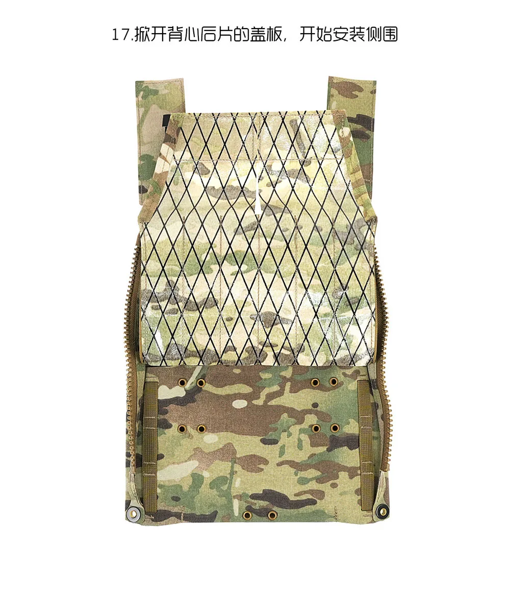 Neue M/L Modulare S-S-Style Taktische Plattenträgerweste Leichte Verstellbare Paintball-Trainings- und Jagdweste – Detail 20
