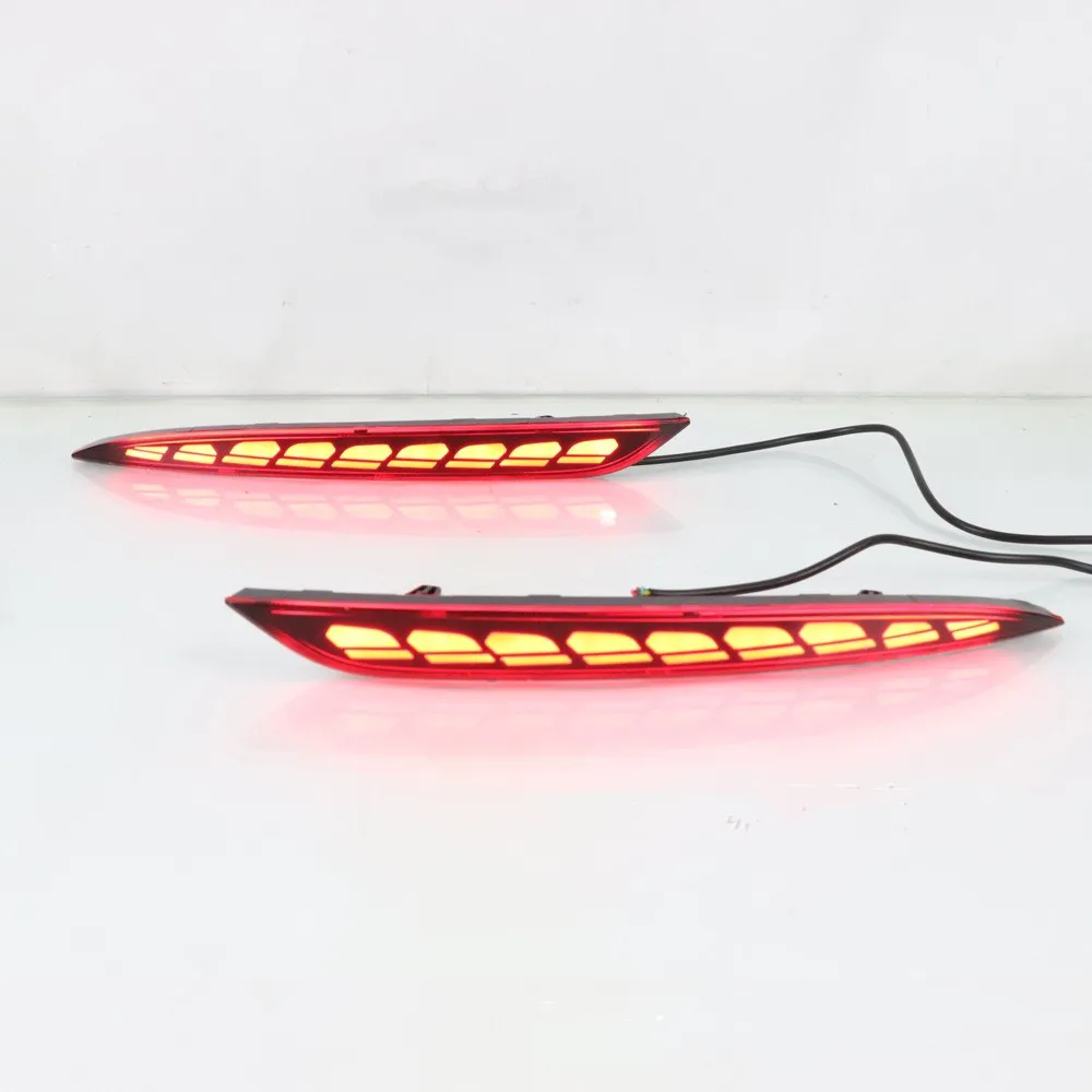 MRD Fit for Model Y Model 3 Model S dragon scale rear bumper lights auto lighting systems LED Car Lightcustom