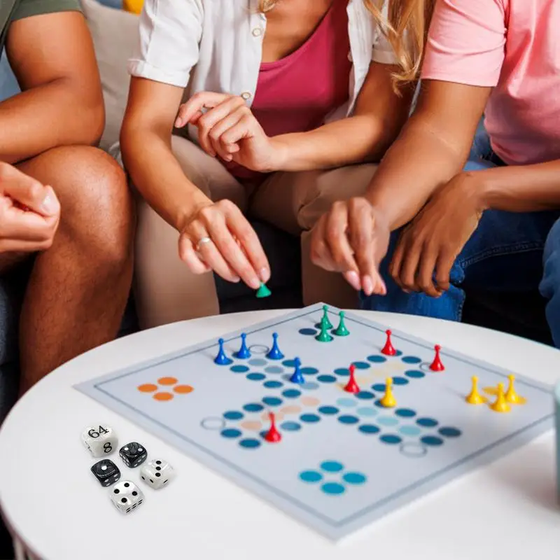 

Набор двойных кубиков, настольная семейная ночная настольная игра, комбинированные кубики, акриловые двойные игральные кости для друзей, встреч, вечеринок, путешествий