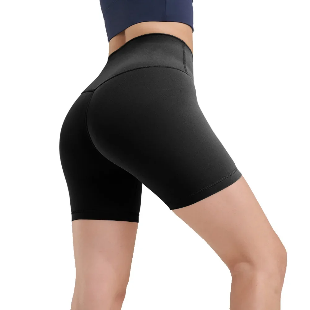 

Women Pilates Yoga Shorts High Waist Push Up Fitness Sports Shorts Sexy Elastic Seamless Female Workout Biker Tights Shorts