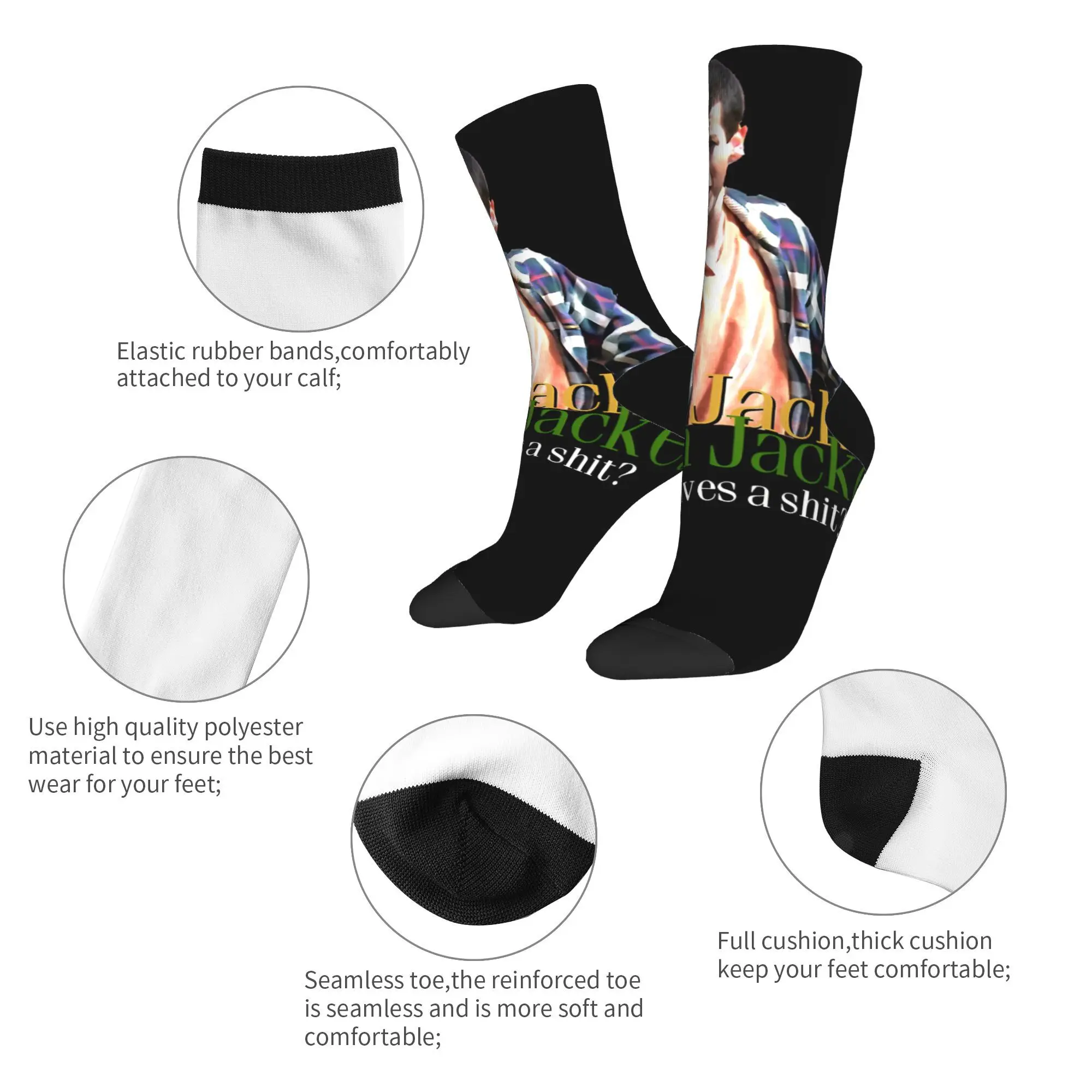 Happy Gilmore Movie Stockings  Printed Modern Socks Winter Non Skid Socks Couple Outdoor Sports Medium Soft Socks