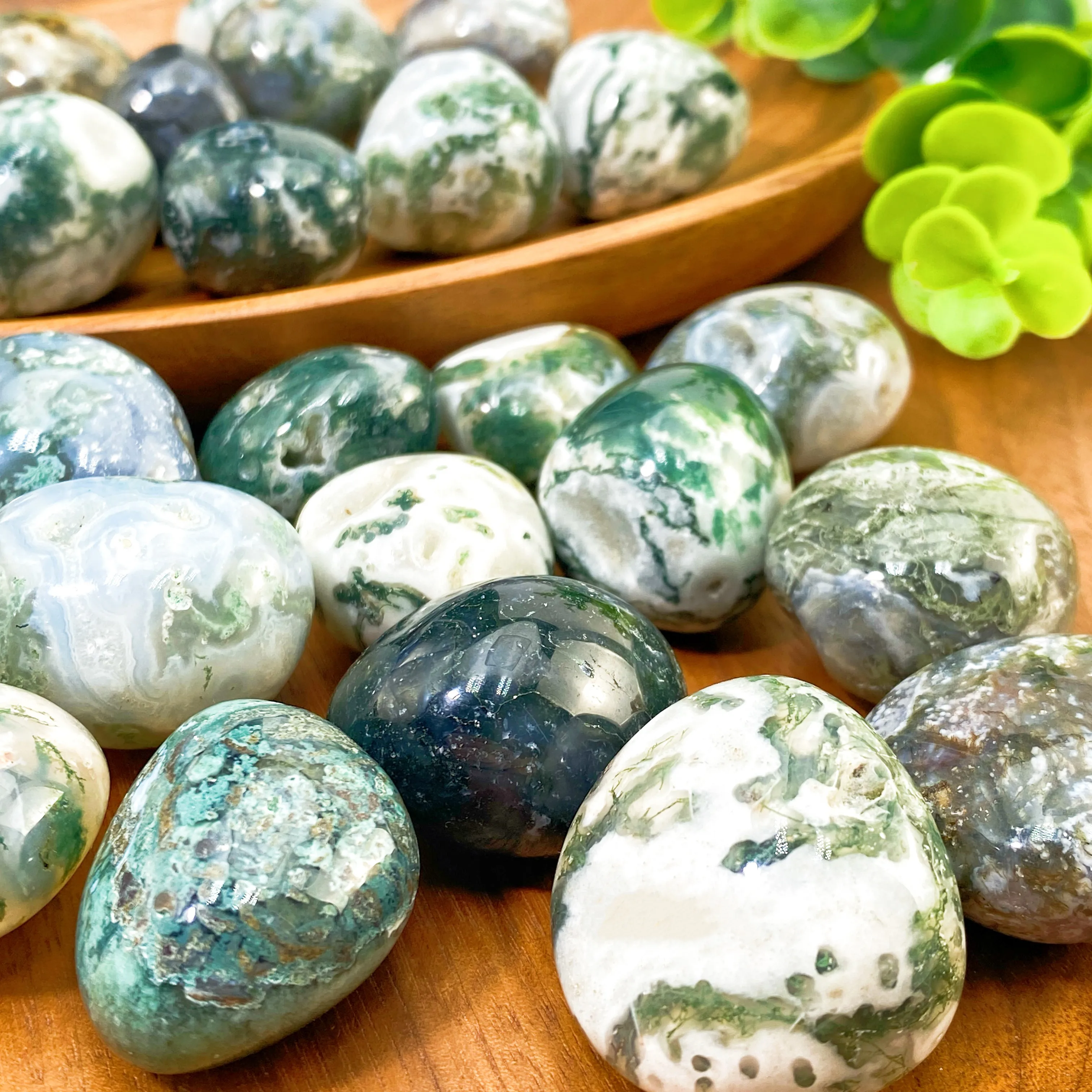 حجر عقيق طحلبي كريستالي طبيعي - مراجعة Aquarium Decoration Rock وسعره