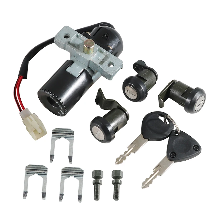 Motorrad-Zündschalter-Sitzschloss mit Schlüsselsatz 35010-KEY-900/35010-KFG-D10 für Honda FES125 FES150 Pantheon, FES250 Foresight – Detail 4
