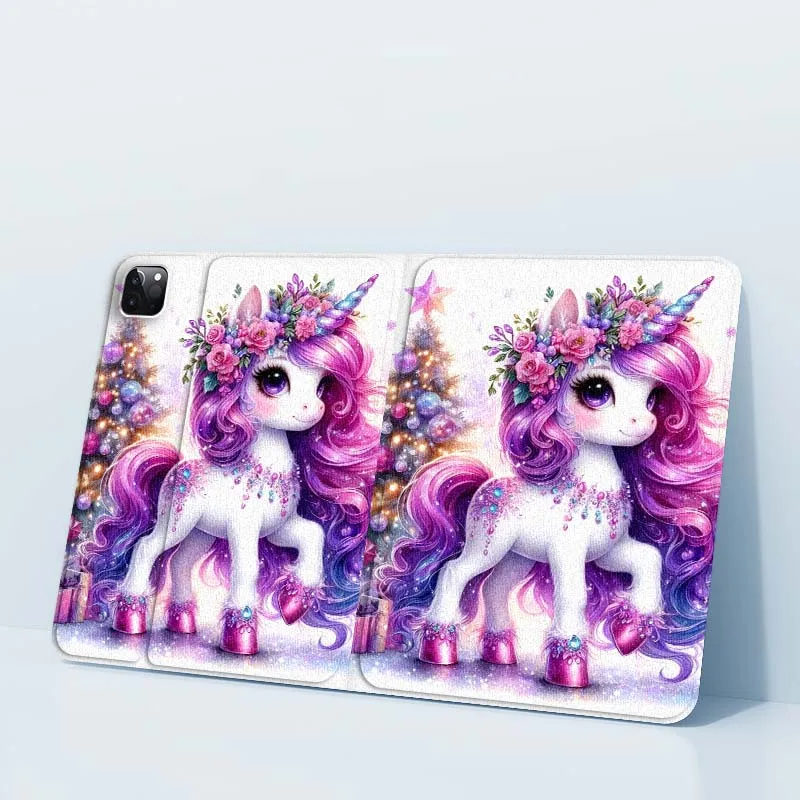 

Trendy Unicorn Cute For iPad Pro Air Mini 1 2 3 4 5 6 7 7th 8th 9th 10th 11th 10.2 9.7 10.5 10.9 11 12.9 Tablet Case
