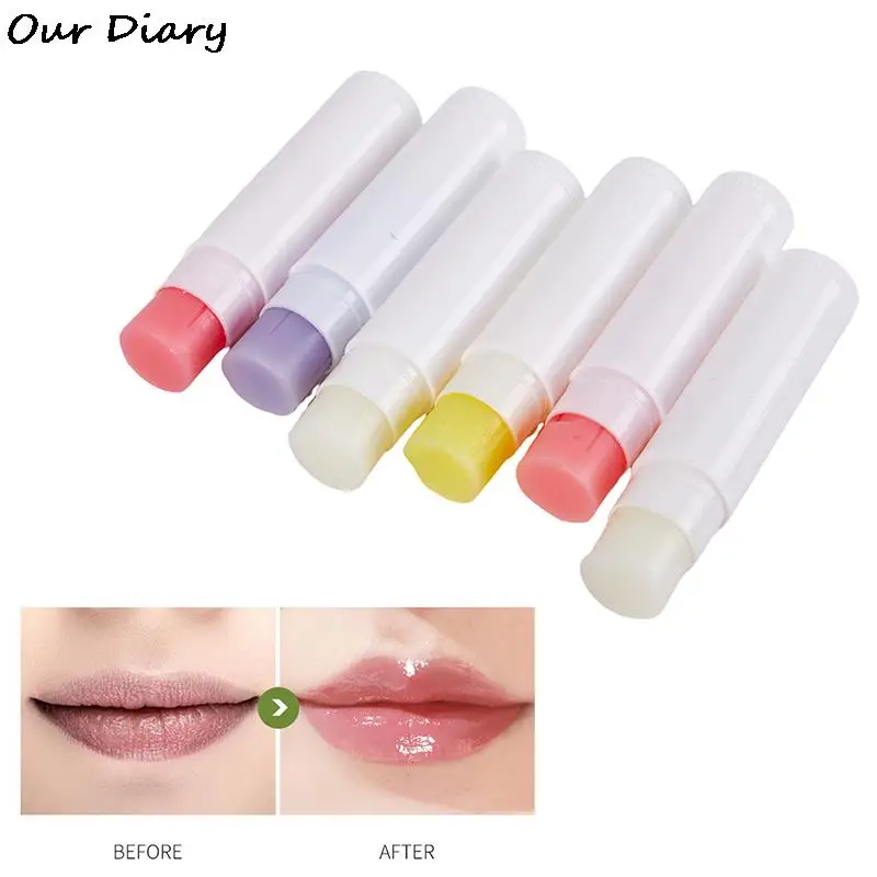 

1PC Improving Lip Line Moisturizing Jelly Lipstick Anti Aging Natural Lip Care Peach Lip Balm Long Lasting Nourishing