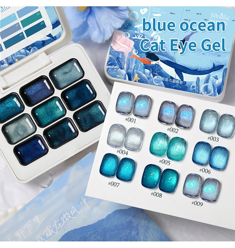 9 Farben Patting Gel Smudge Canned Hochpigmentierter Beliebter Halbfester Nagellack Gel Speziell für Nagelstudios – Detail 3