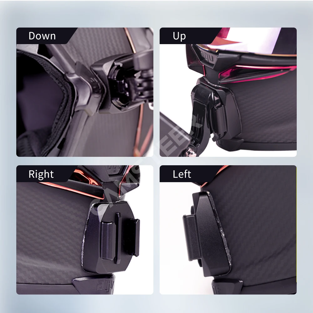 Motorcycle Custmized Helmet Chin Mount for HJC Shoei X14 Z7 Z8 Agv Arai For GoPro11 10 9 8 7 Insta360 OneX3 X2 RS Accessories
