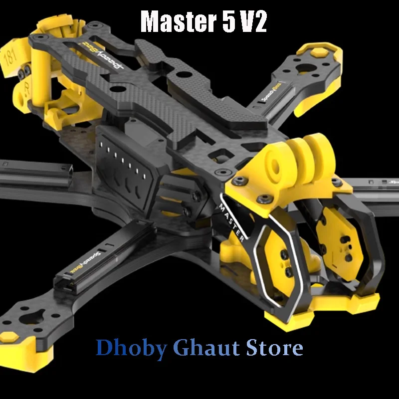 Master 5 V2 Frame Kit 5Inch For AnalogVTX / O3 HDVTX / Airunit / Link / Vista HD VTX FPV Racing Freestyle Drone Frame Kit Parts