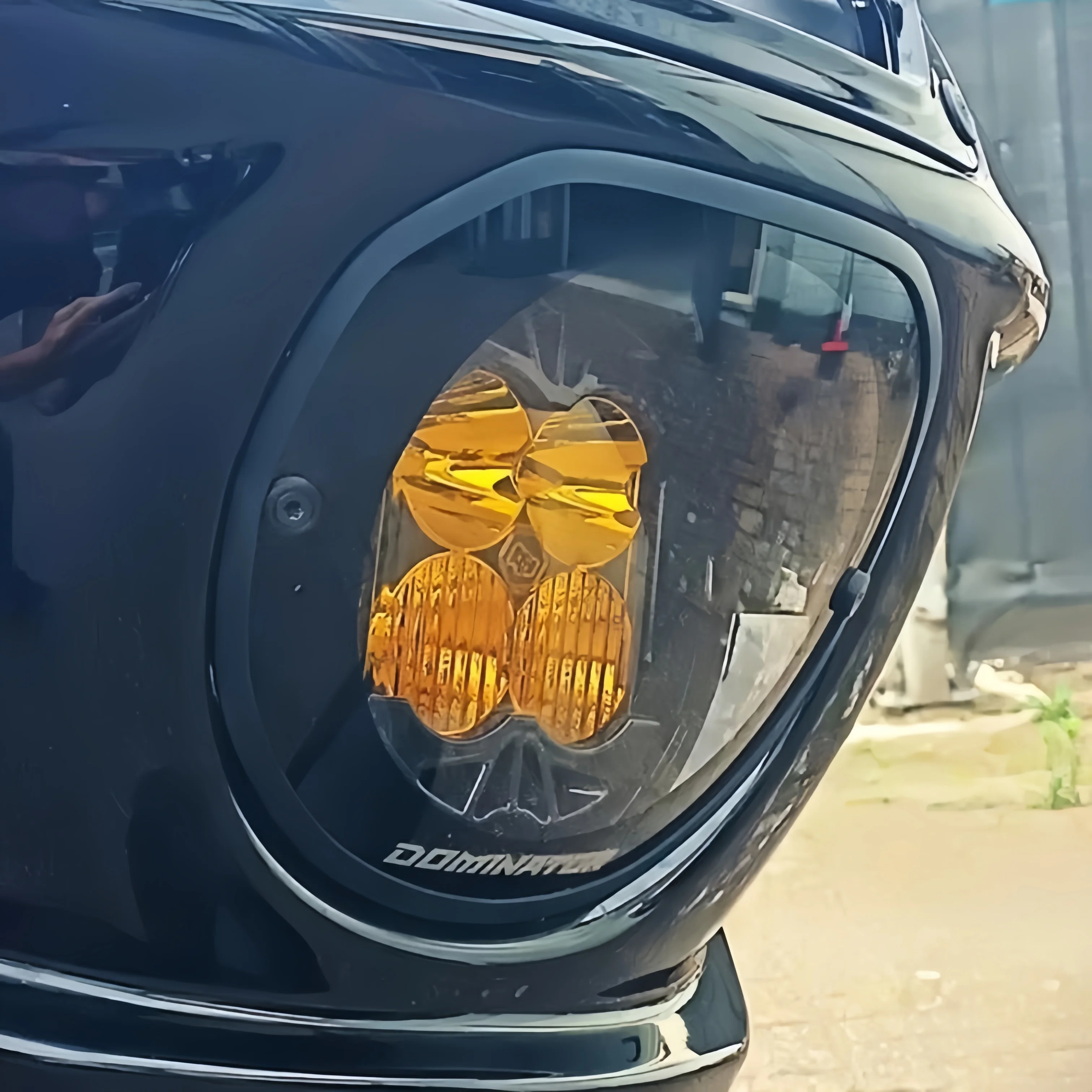 NEW Harley Softail Low Rider ST/FXLRST&El Diablo FXRST Motorcycle Accessories Auxiliary light protection cover, headlight