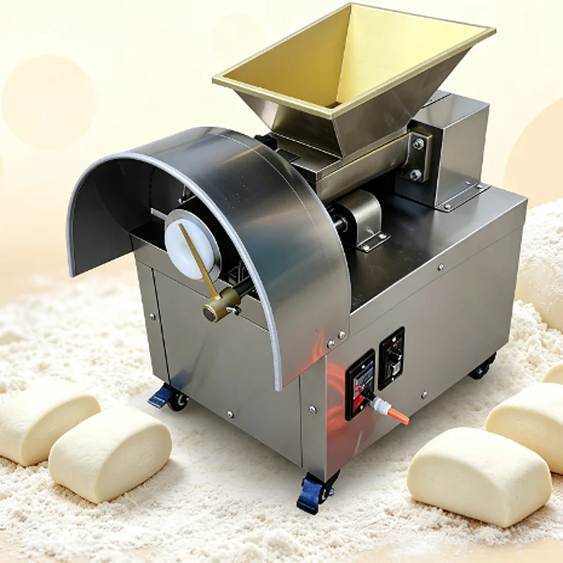 Automatic High Efficiency Easy Operation Bread Dough Dividing   Machine Stainless Steel Blade Power Dough Ball Divider