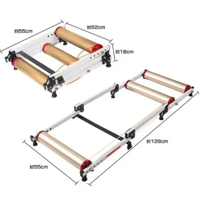 Mountain Bike Roller Coaster Indoor Training Platform Riding Equipment Accessories Aluminum Alloy Foldable