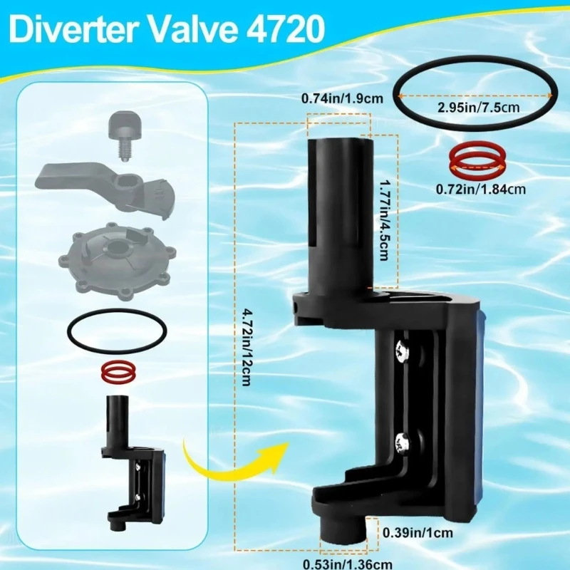 صمامات البركة استبدال مجموعة أساسية صمامات تجمع البركة الصمامات مجموعة صمامات تجمع التسرب لسهولة التثبيت