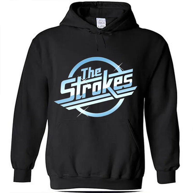 Men Cotton pullover autumn Tops The Strokes Men Indie Rock Band mens hoodies male pullover homme tops