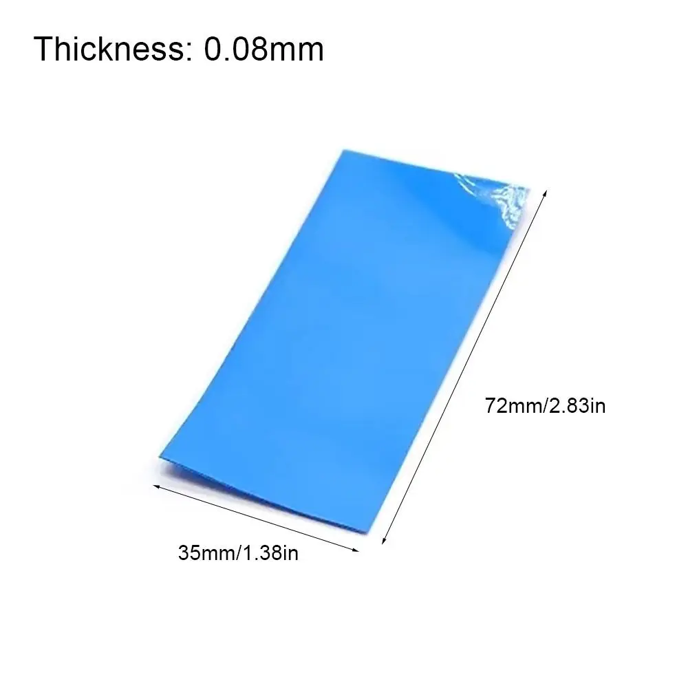 200 قطعة/الحزمة ليثيوم أيون التفاف الحرارة يتقلص أنبوب واحد 18650 بطارية بولي كلوريد الفينيل تقلص فيلم شريط مسطح الأكمام #6