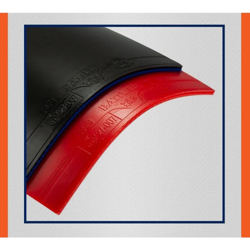 729 معركة الصداقة 2 نقاط مطاطية خاصة لتنس الطاولة مع إسفنجة زرقاء/حمراء معززة اللزوجة بينج بونج المطاطية