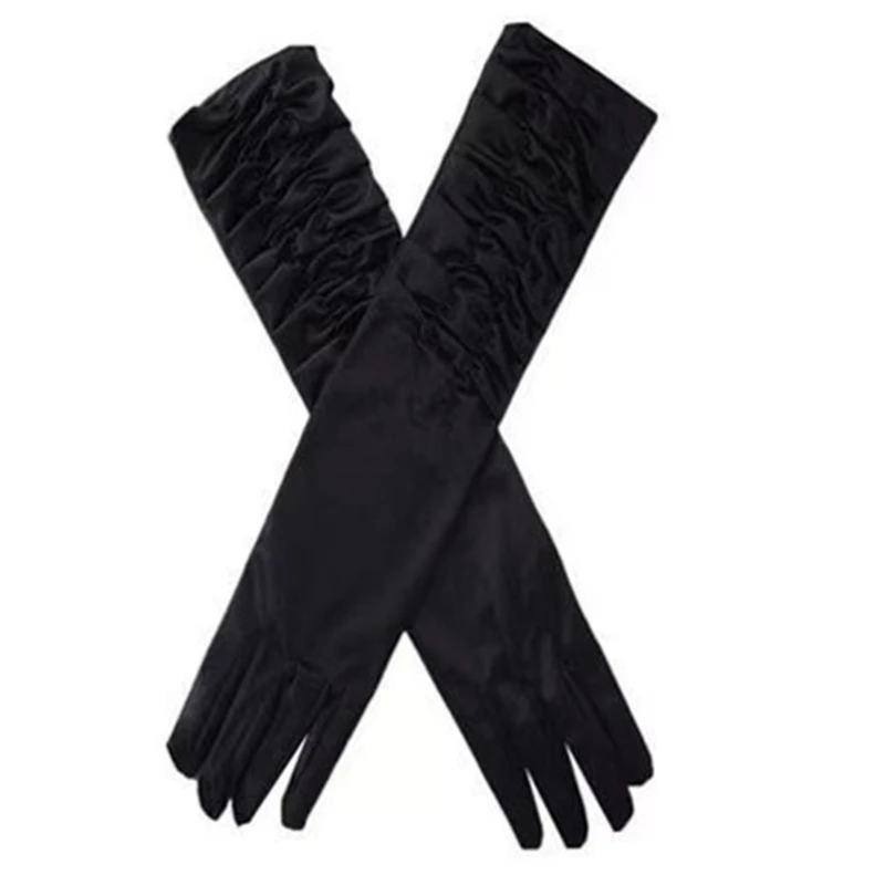 2pcs  Elastic Wrist Gloves Unisex Gloves Versatiles Dress Mittens Elegant Gloves for Evening Parties and Weddings