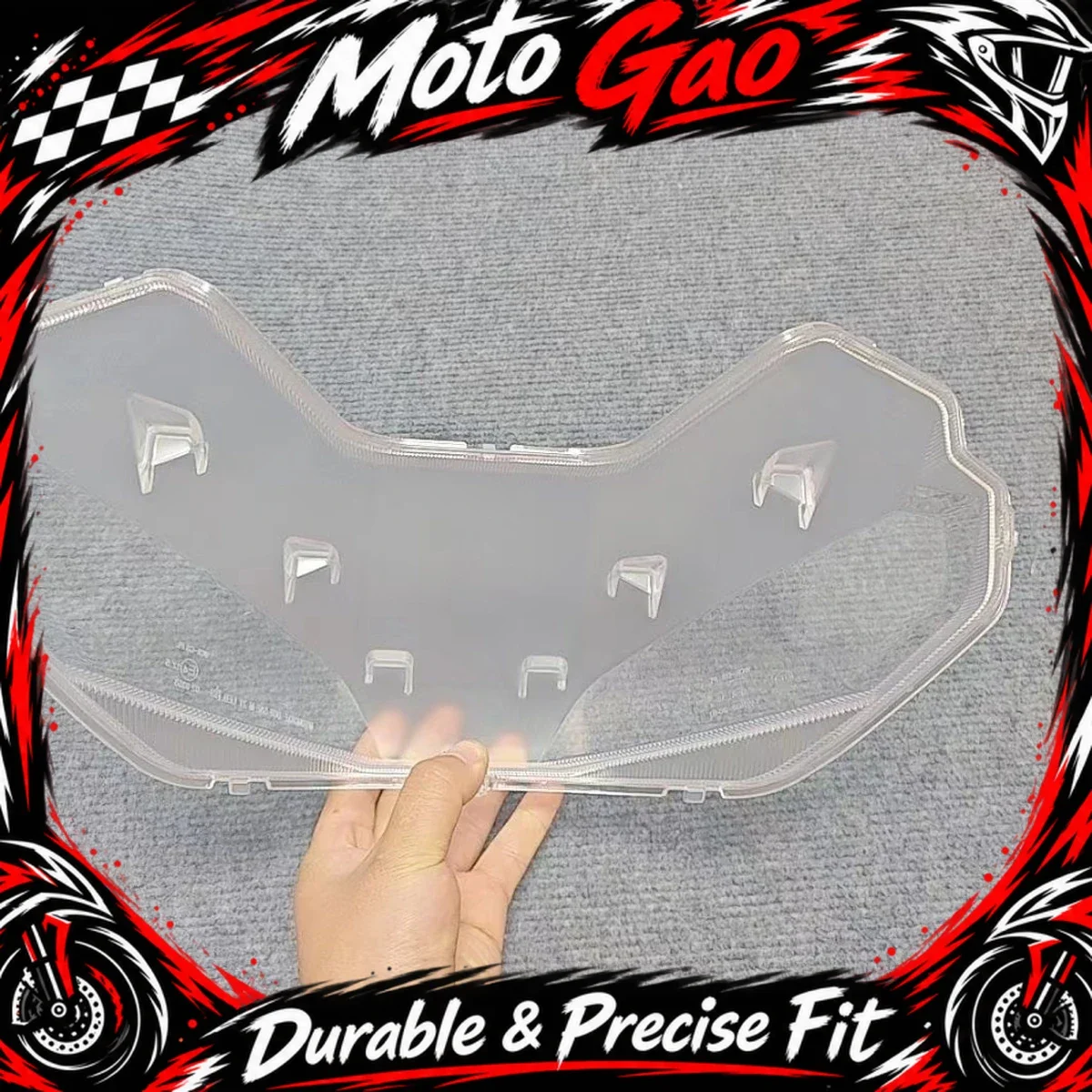 Motorcycle high-definition lamp housing glass night vision ultra clear front headlight housing FOR CF MOTO 250SR 300SR SR 250