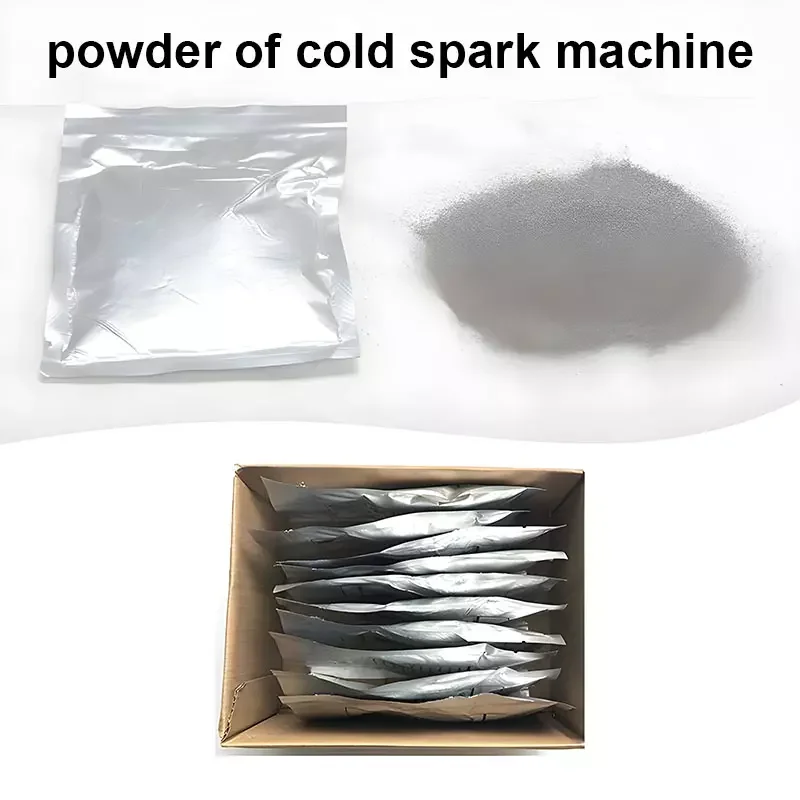 Topflashstar 200g/Bag Ti Powder Spark Consumables for Cold Spark Machine Powder MSDS Certification Fireworks Materials