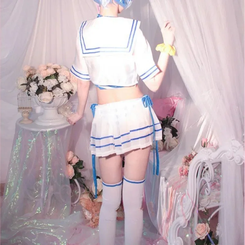 Anime "Re:Life - Starting from Zero in Another World" REM Cosplay Costume Dress, suitable for Halloween anime festival parties