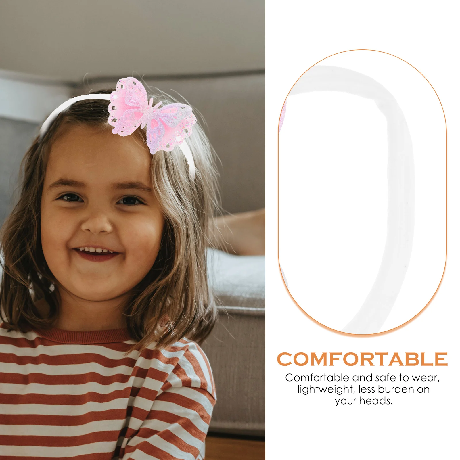 

1Set Easter Headband Set Cute Bunny Ear Unicorn Wing Butterfly Headbands Decorative Girl Women Hair Accessories Party