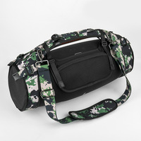 for JBL Boombox 3 Bluetooth-compatible Speaker Sling Case Travel Carrying Strap with Removable Shoulder Strap Camouflage Black