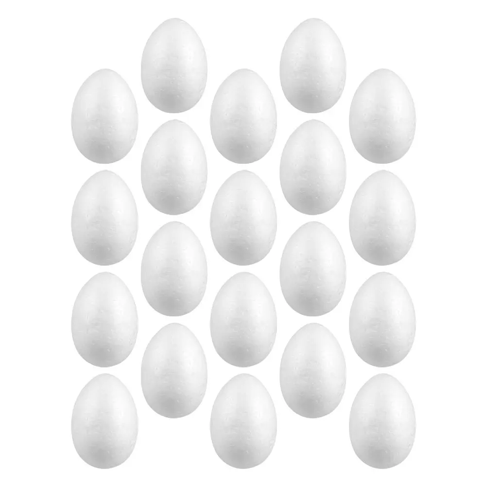 

30Pcs Foam Easter Eggs DIY Craft Painting Festival Decoration Smooth Surface Activity Supply Foams Egg Easter Painting Egg