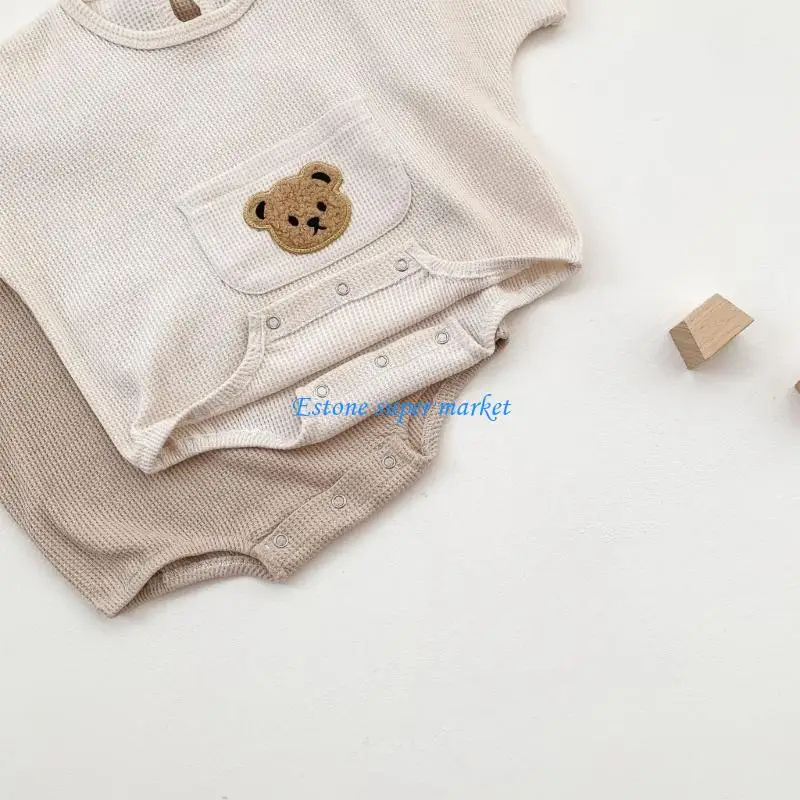 

090B Baby Unisex Outfit Summer Jumpsuits Spring Romper Sweater 0-12M Toddler Pullover