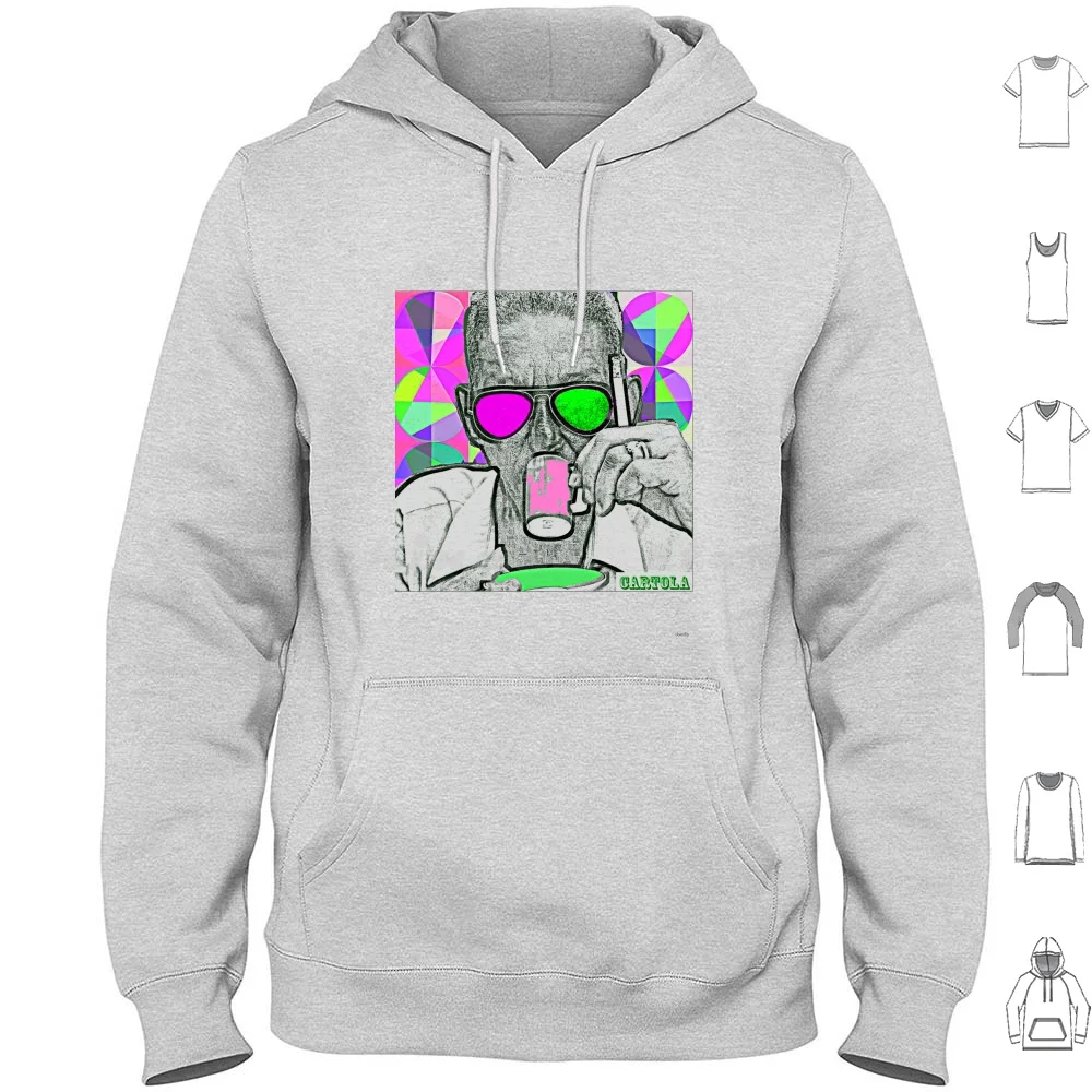 

Cartola Hoodie cotton Long Sleeve Urban Interior Home Homedecor Bw Abstract Brazil Brasil Samba Music Instagram Artoftheday