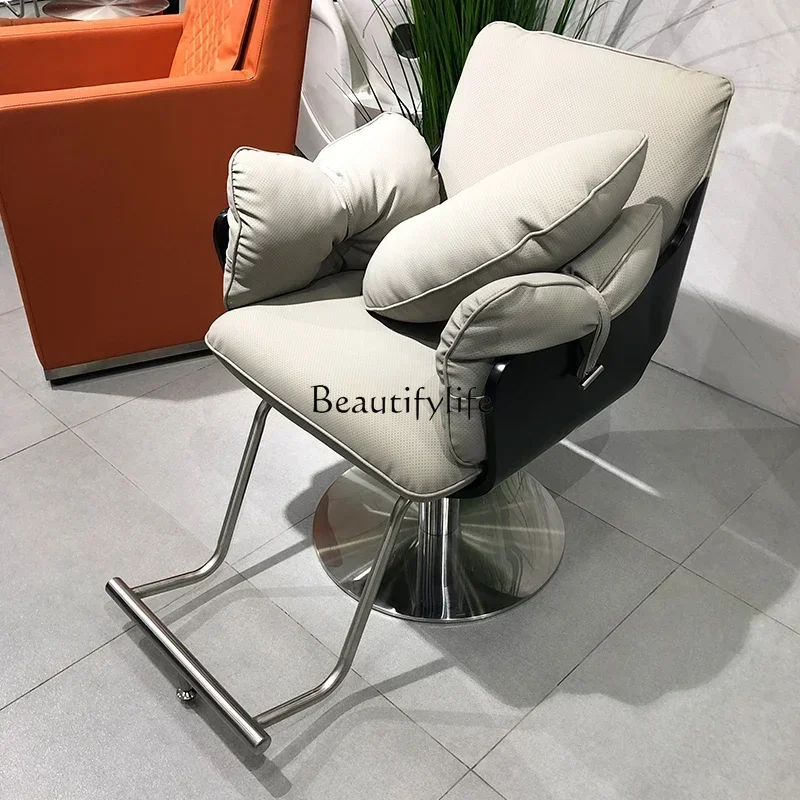 

ld 30 ld 38 Barber Shop Chair Light Luxury and Simplicity Hot Dyeing Fashion Hair Cutting Stool Hair Salon