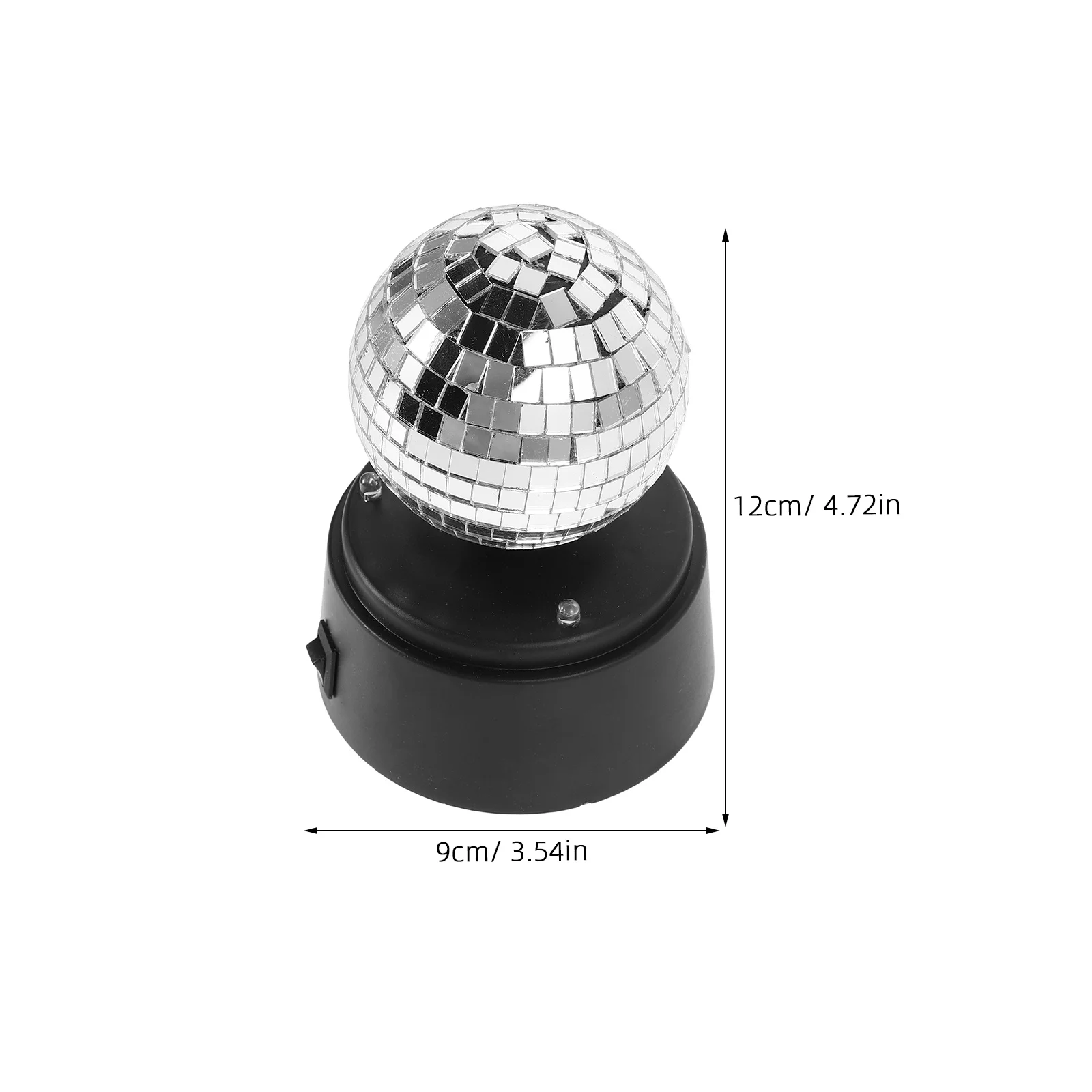 مصباح طاولة بمرآة زجاجية ضوء إحترافي محمول LED كرة دوارة تعمل للاستخدام الخارجي في غرفة الحفلات Ktv #5