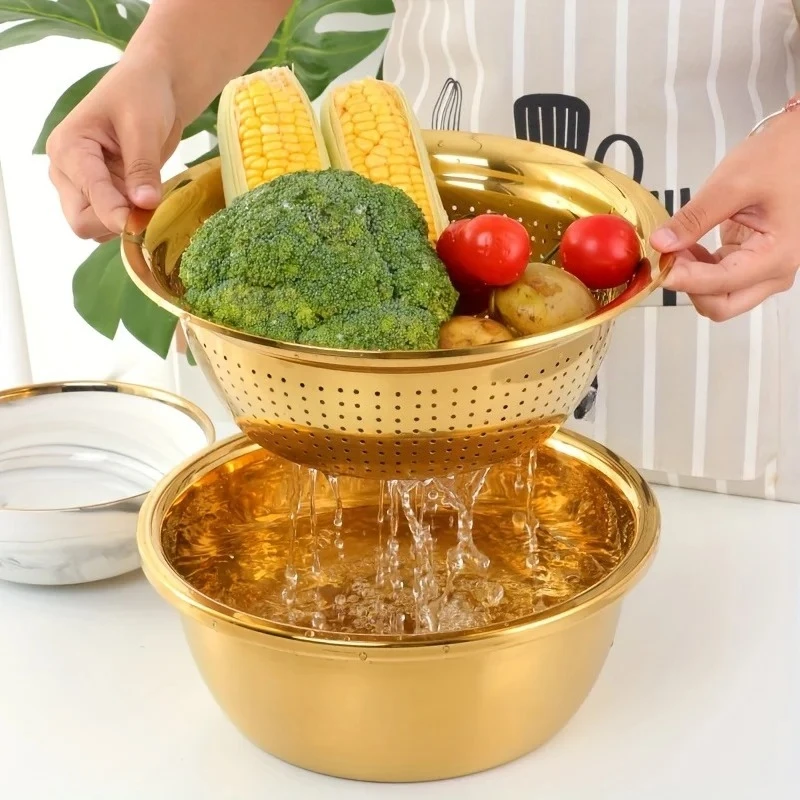 Kitchen Set, Equipped with Built-in Grinding, Multifunctional Filter, and Mixing Bowl