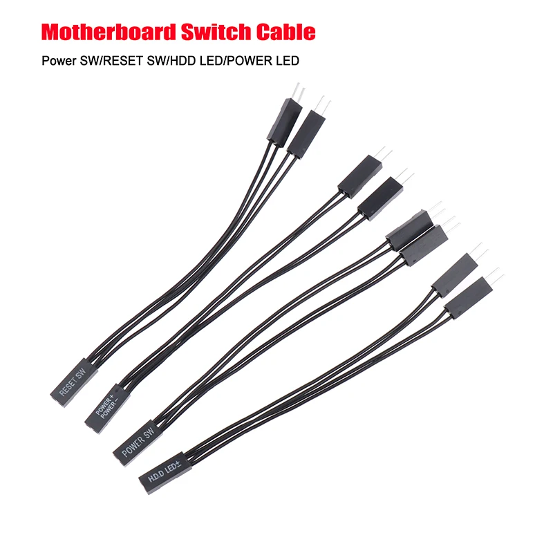 Motherboard Switch Power SW/RESET SW/HDD LED /Power LED 1 To 2 Double Adapter Cable Support Dual Boot