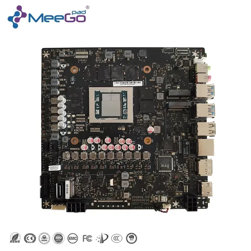 Hot Sale Ryzen AI MAX 395 CPU 170x170mm Thin Mini ITX Motherboard Onboard LPDDR5X 315ball BGA High Speed Low Power for AI