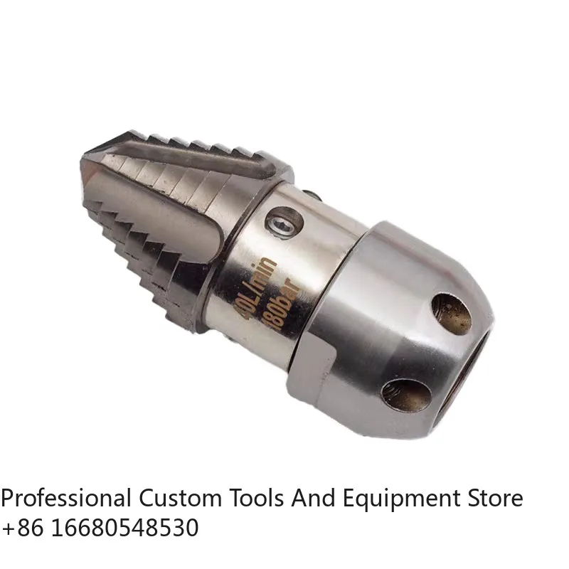 4aNew Condition High-Pressure Water Jetting & Drain Cleaning Nozzle 4-Hole Side & 6-Hole Back Cleaning Equipment Parts