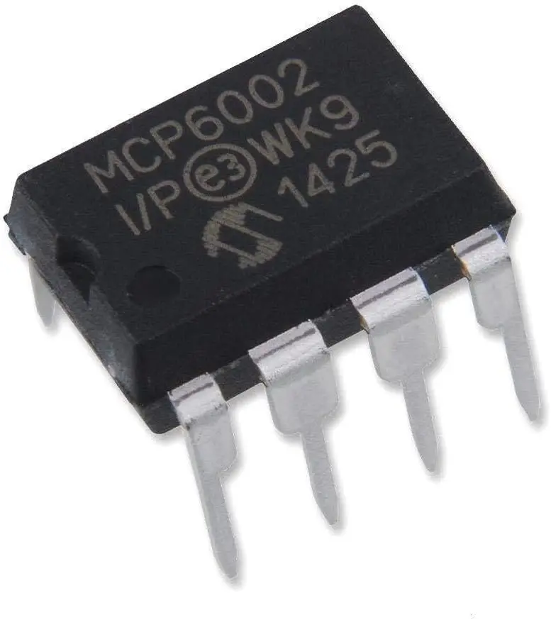 4Pcs MCP6002-I/P MCP6002 Dual 1 MHz Operational Amplifier DIP-8