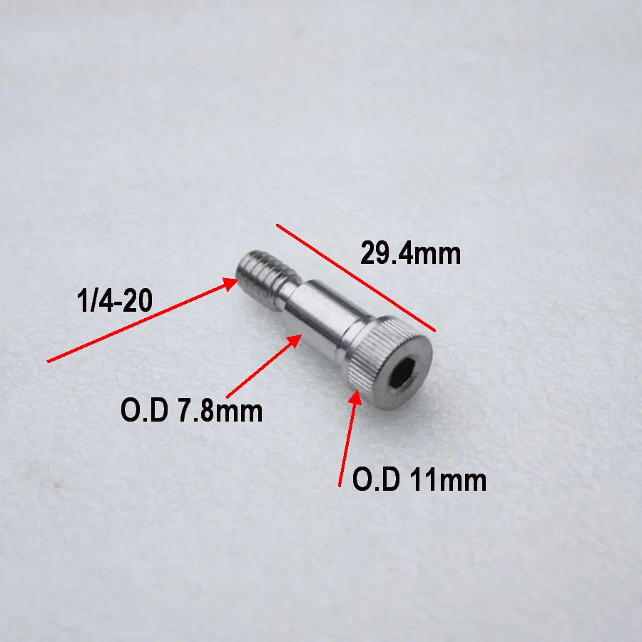 5004 Stainless Steel Socket Head shoulder Bolt 1/4\