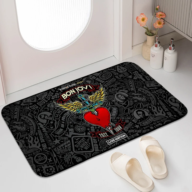 Modern Home Decoration Bathmat Z-Bon-Jovis Bath Aesthetic Carpet for Bed Room Floor Carpets for Living Room Floor Front Door Mat