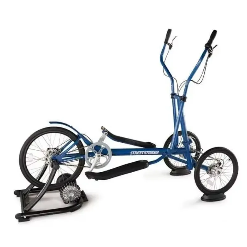 SD-7 i Streetstrider 3-wheel Lean-to-steer System Home and Outdoor 7-speed Transmission Elliptical Stepper Foldable Exercise