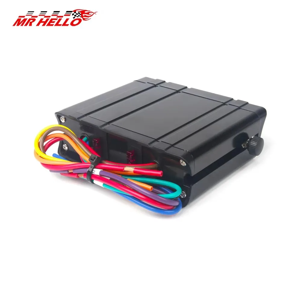 회로 차단기가있는 6 갱 해양 보트 로커 스위치 패널 보트 RV 캠핑카 트럭 액세서리 용 LED 스위치 패널 12V