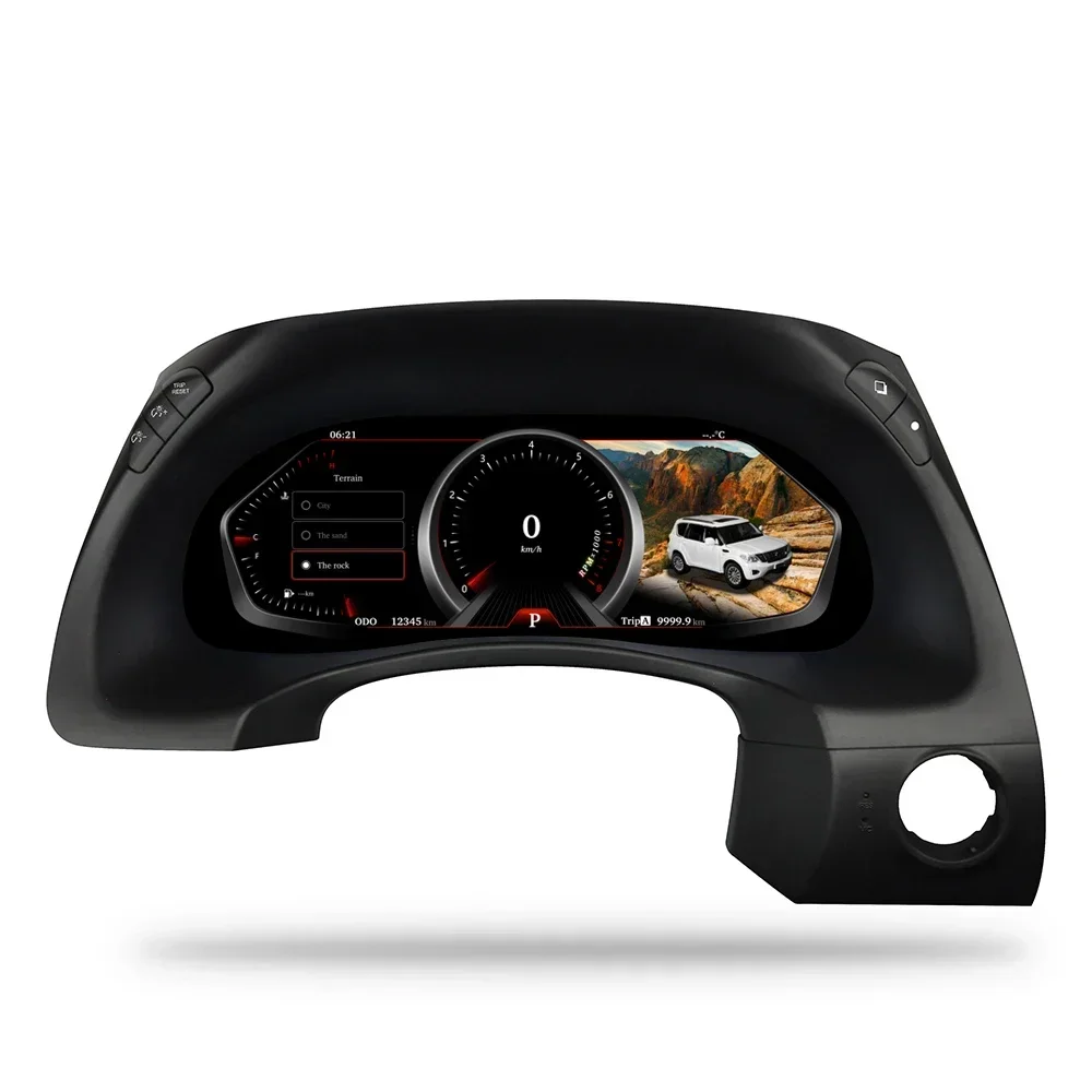2025 Hot Sale KiriNavi Auto Meter Oil Pressure Gauge LCD gps Car digital dashboard Speedometer for Nissan Patrol Y62