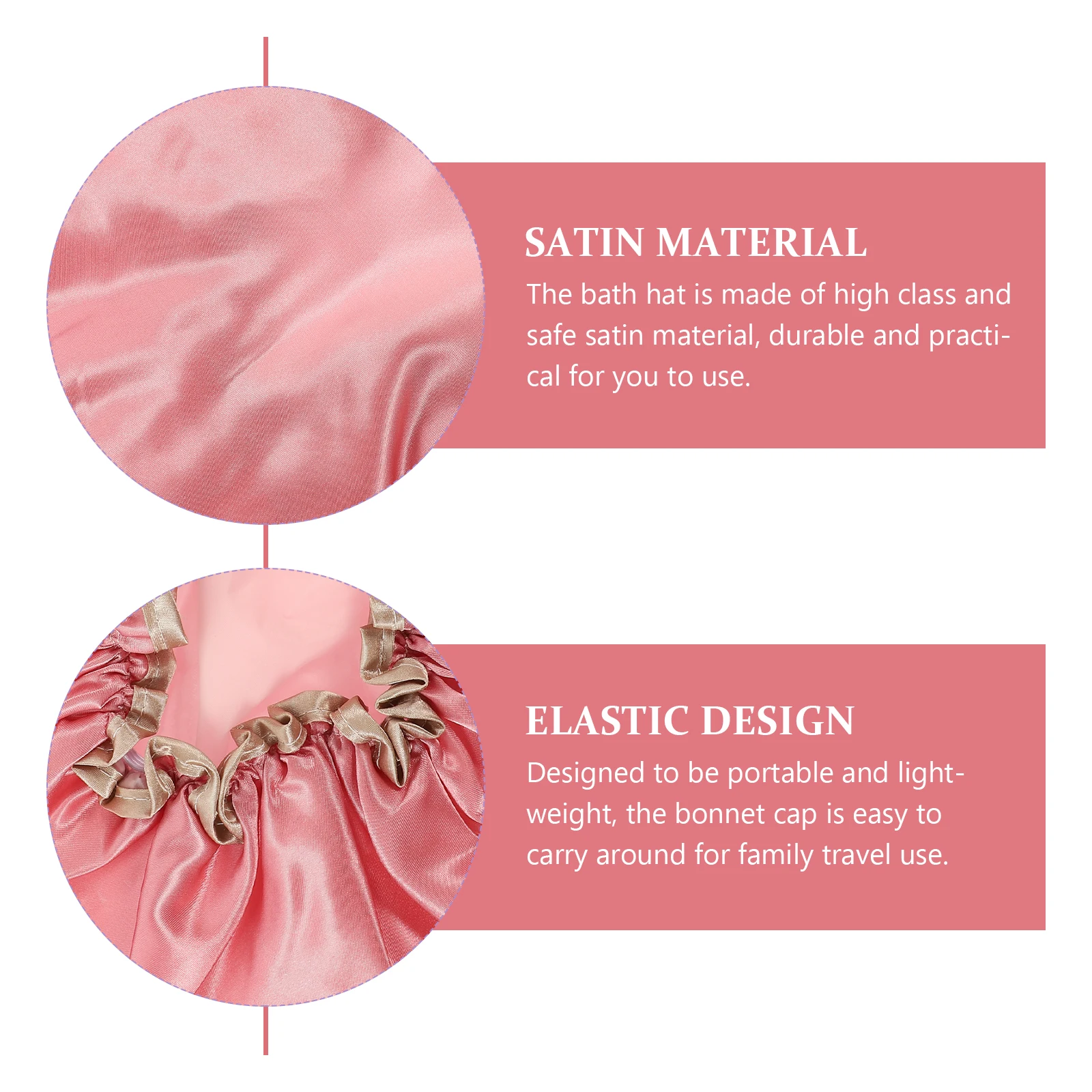 

Waterproofing Shampoo Cap Hats Shower Bonnets for Women Satin Womens Caps Reusable Travel