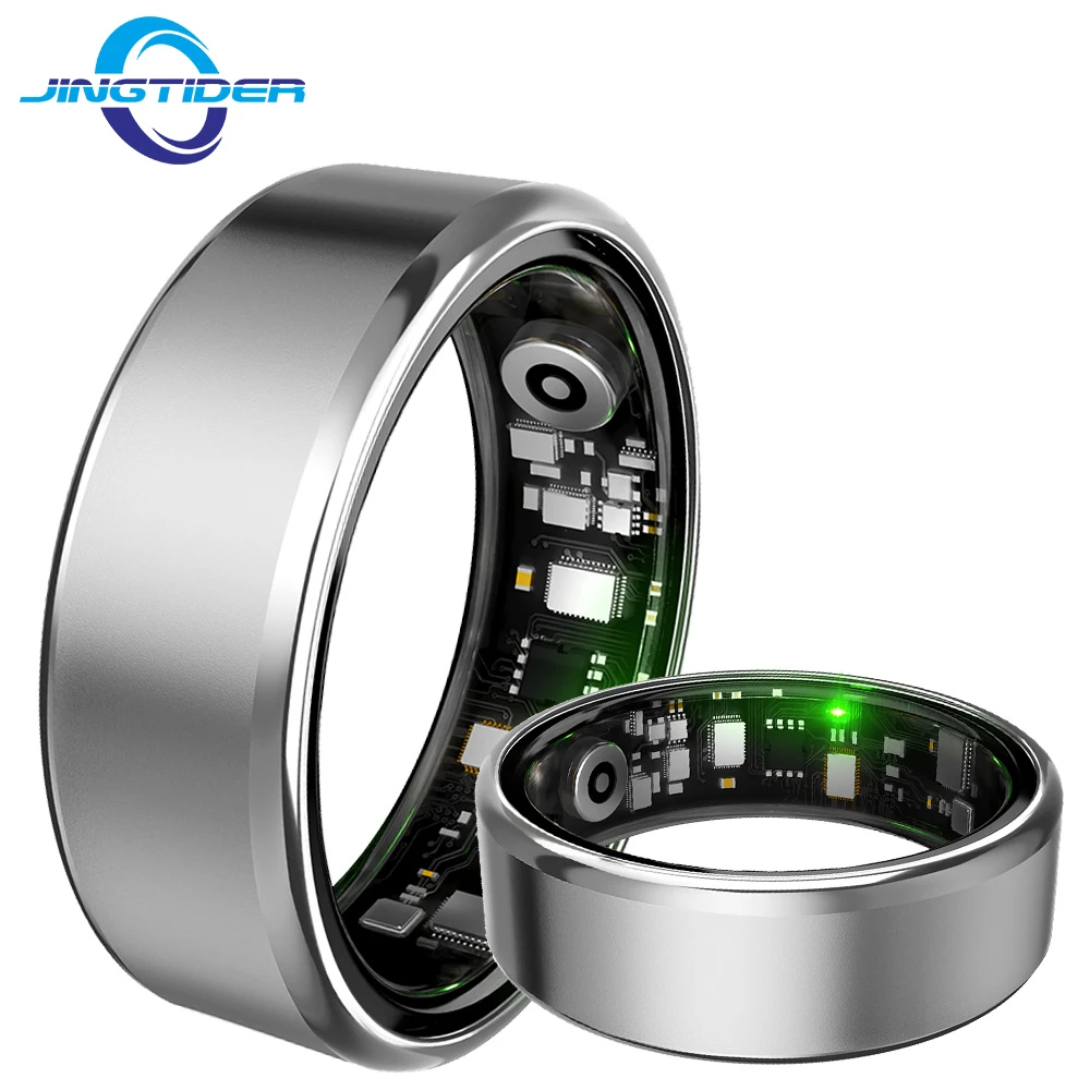 

R100 Мужчины Женщины Смарт-кольцо IP68 Водонепроницаемый Плавание Фитнес-трекер активности Сердечный ритм HRV SpO2 Измерение Здоровье Кольцо на палец