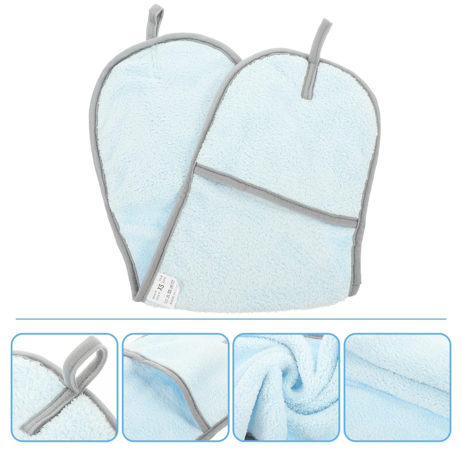

Pet Absorbent Towel Durable Absorber Dog The Cat Shower Coral Fleece for Bath Quick Drying Grooming Super