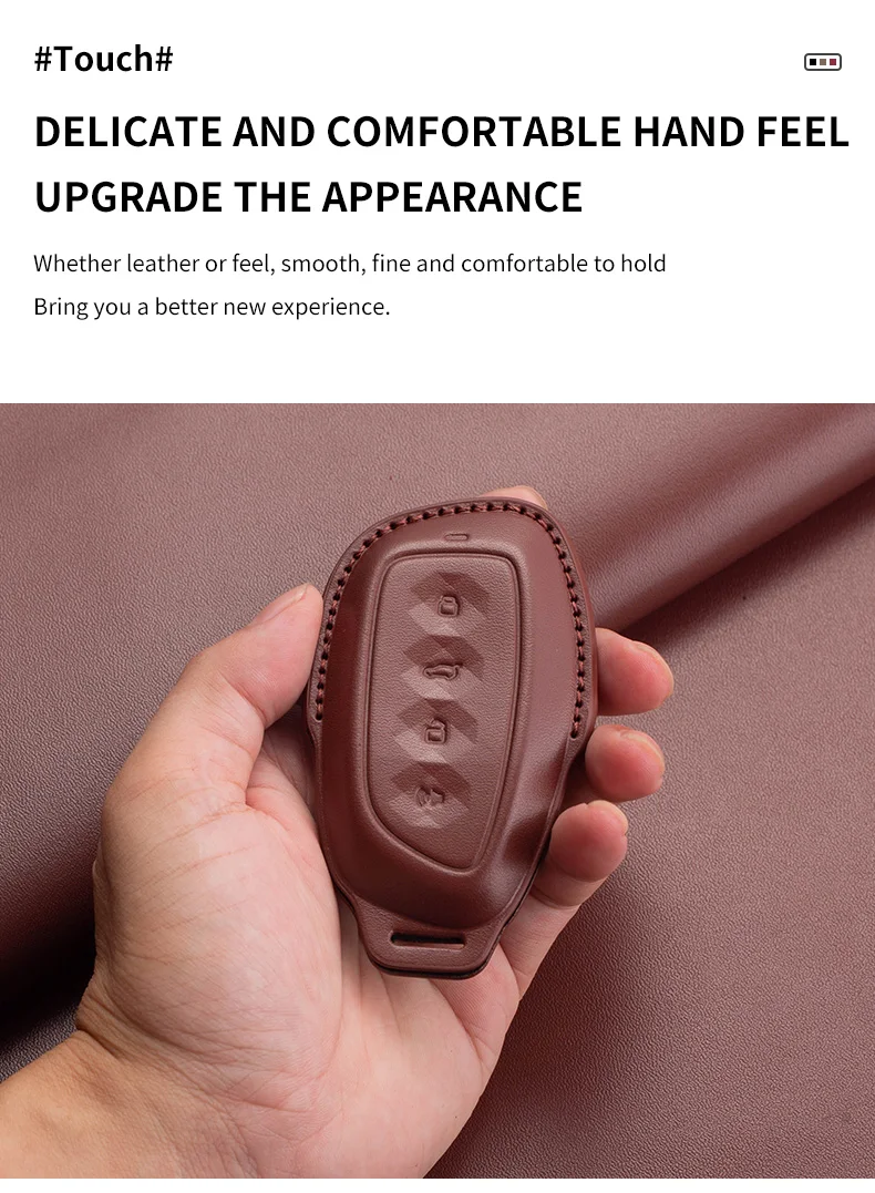Leder Auto Smart Key Fall Abdeckung für Haval Great Wall Hover h1 h4 h6 h7 h9 f5 f7 h2s GMW Jolion 2022 Dargo Schutz Schlüssel anhänger – Detail 9
