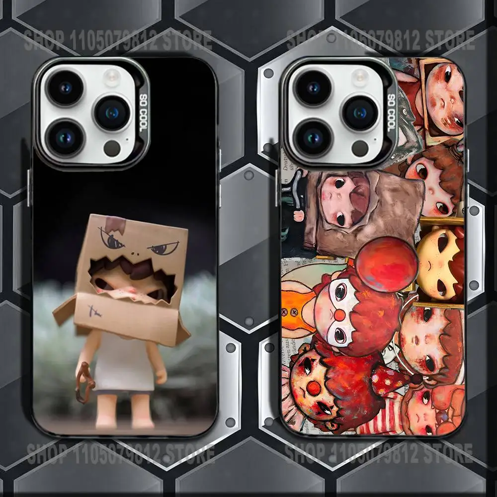 

Cute Little Boy H-Hirono Phone Case For iPhone 17,16,15,14,13,12,11,X,Mini,Pro,E,MAX Black Candy Matte Shockproof Cover